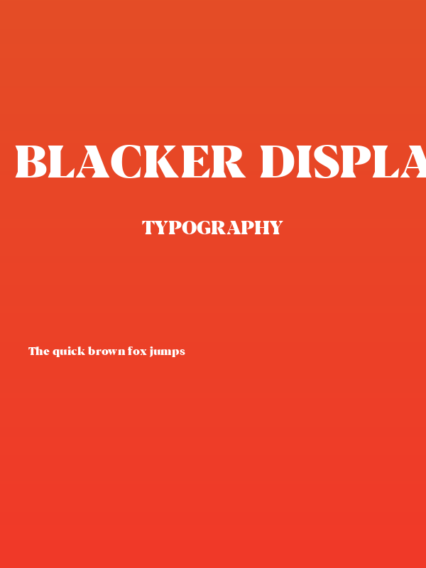 Blacker Display Heavy Poster