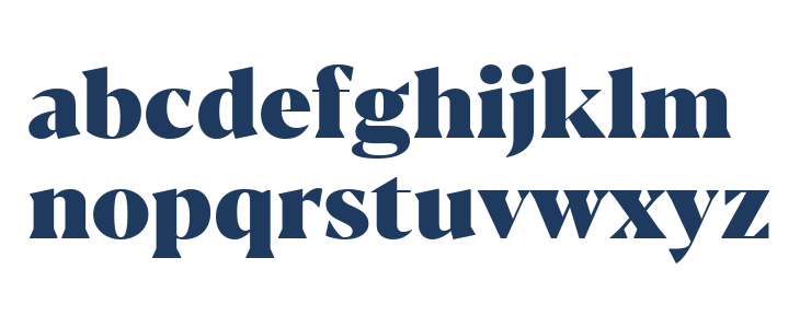 Blacker Display Heavy Lowercase