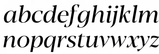 Blacker Display Italic फ़ॉन्ट लोअरकेस