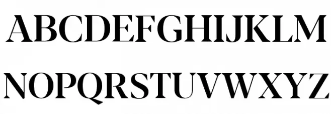 Blacker Display Medium Schriftart Groß