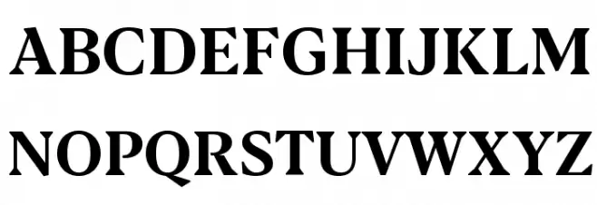 Blacker Text Bold フォント 大文字