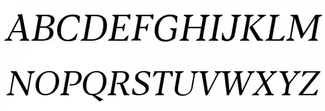 Blacker Text Book Italic Fonte MAIÚSCULAS