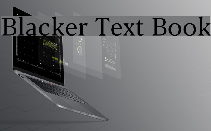 Blacker Text Book Example 3