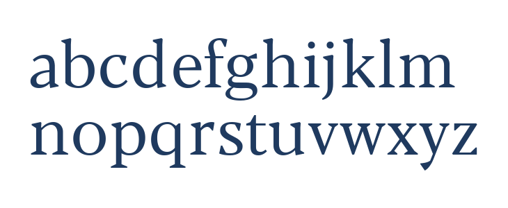 Blacker Text Book Lowercase