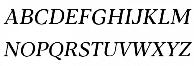 Blacker Text Italic Polices MAJUSCULES
