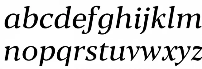 Blacker Text Italic خط أحرف صغيرة