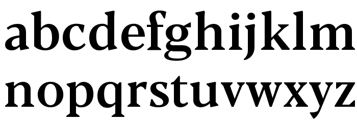 Blacker Text Medium Font LOWERCASE