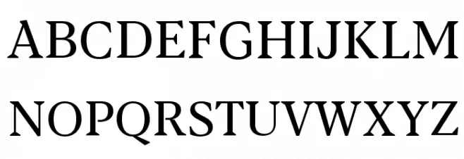 Blacker Text Regular Font Litere mari