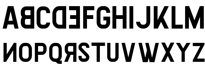 BlackerPapua Font LOWERCASE