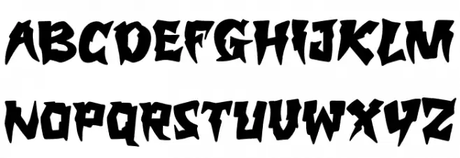 Blackfang Fuentes MAYÚSCULAS