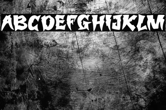 Blackfang Caratteri examples