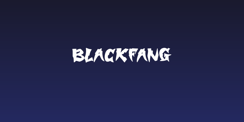 Blackfang Social Header