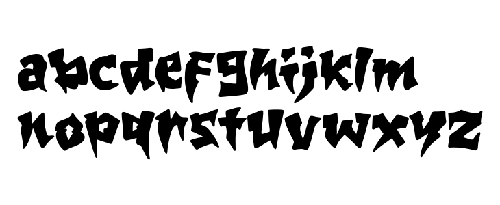 Blackfang Lowercase