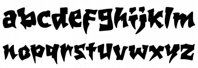 Blackfang Fuentes MINÚSCULAS