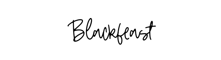 Blackfeast  フリーフォントのダウンロード