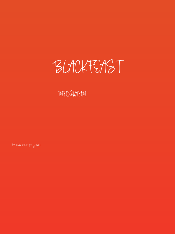 Blackfeast Poster