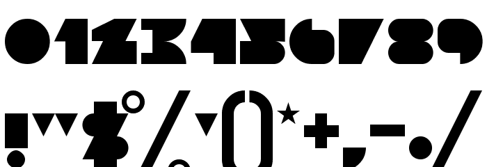 Blackfoot Regular Font OTHER CHARS