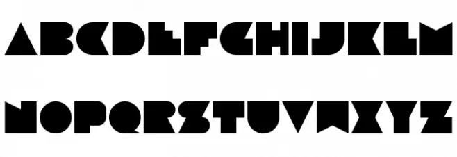 Blackfoot Regular Schriftart Groß