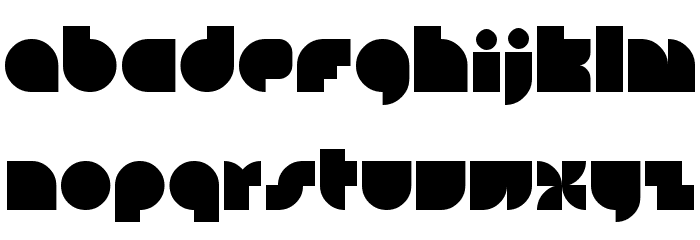 Blackfoot Regular Font LOWERCASE