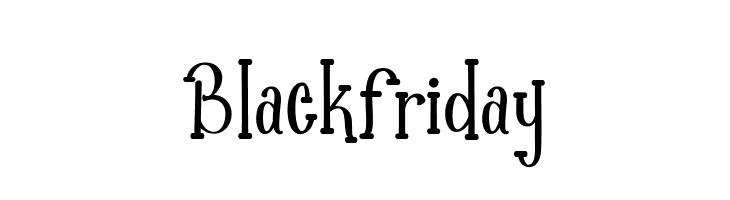 Blackfriday  Free Fonts Download