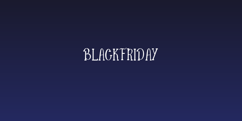 Blackfriday Social Header