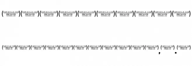 Blackhead Font OTHER CHARS