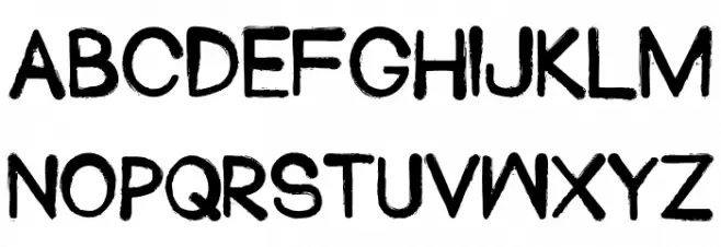 Blackhead Schriftart Groß