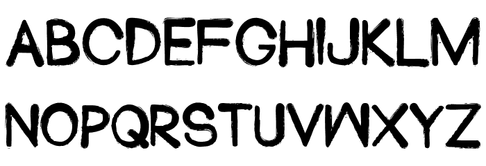 Blackhead Font LOWERCASE