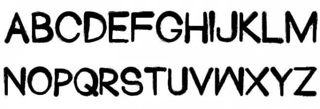 Blackhead Schriftart Groß