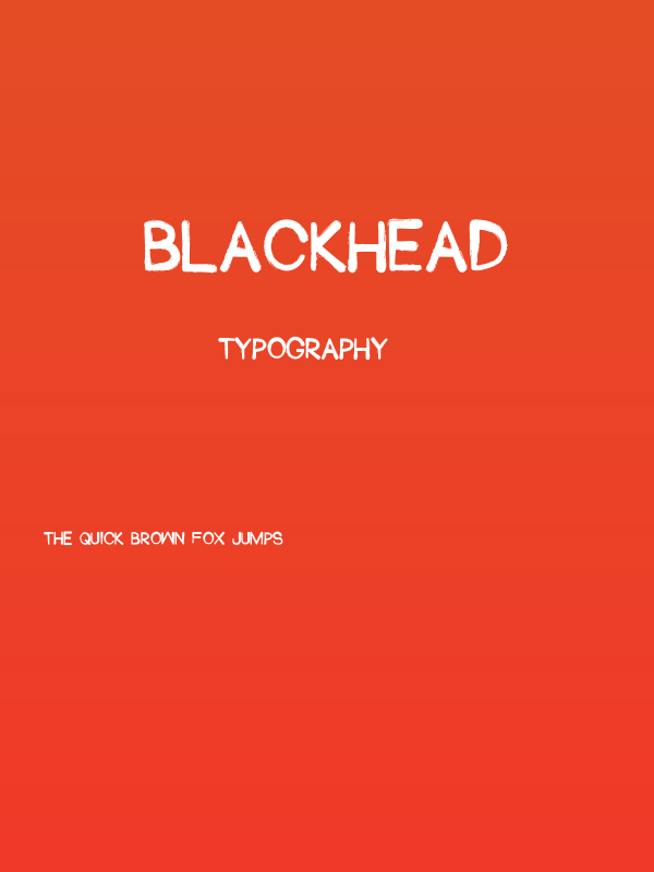 Blackhead Poster