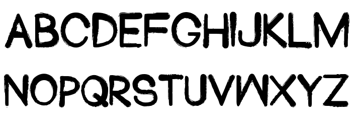 Blackhead Font LOWERCASE