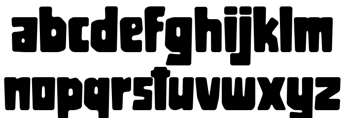 Blackhood Font LOWERCASE