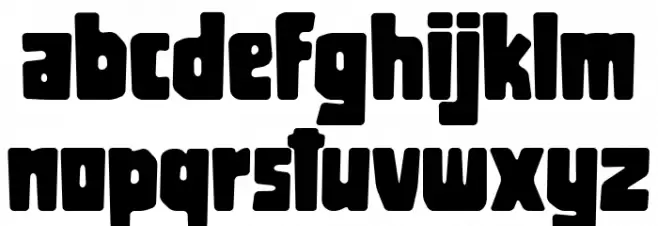 Blackhood خط أحرف صغيرة