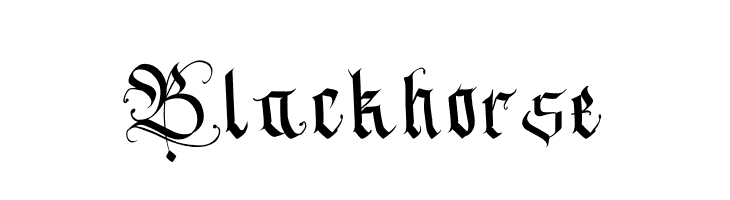 Blackhorse  フリーフォントのダウンロード