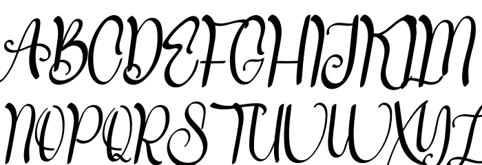 Blackids Font UPPERCASE
