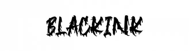 Blackink  Frei Schriftart Herunterladen