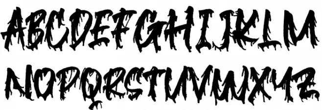 Blackink خط أحرف صغيرة