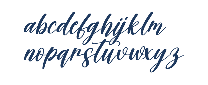 Blackink2 Lowercase