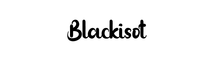 Blackisot  Frei Schriftart Herunterladen