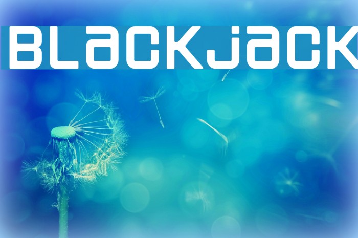 Blackjack Font examples