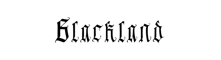 Blackland  Fuentes Gratis Descargar