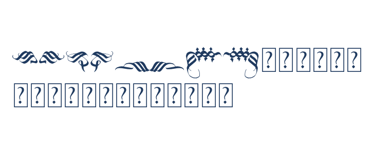 BlacklandOrnament Lowercase