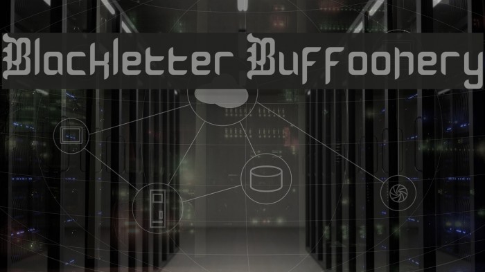 Blackletter Buffoonery Example 1