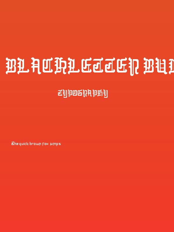 Blackletter Buffoonery Poster