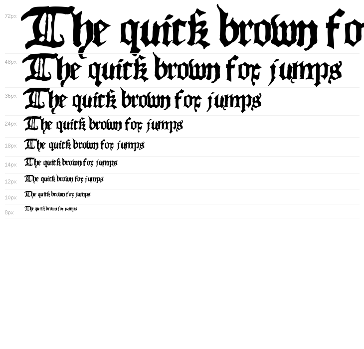 Blackletter HPLHS Waterfall