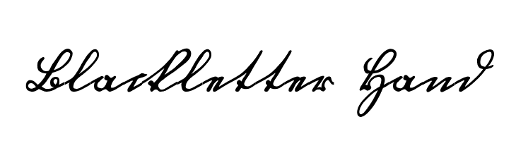Blackletter Hand Font