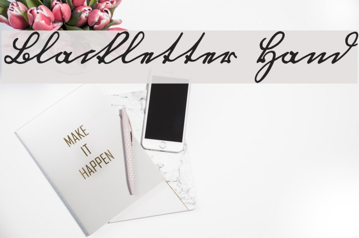 Blackletter Hand Font examples