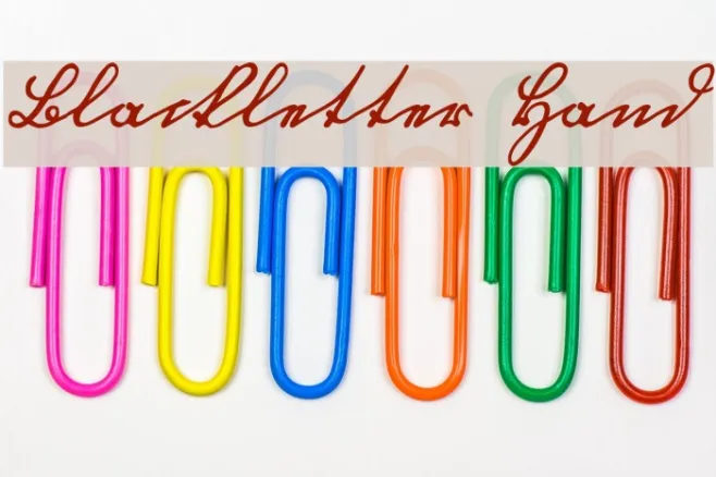Blackletter Hand Example 3