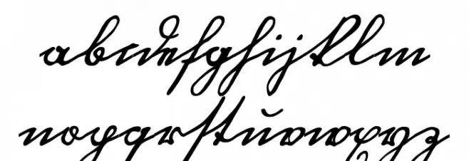 Blackletter Hand Fuentes MINÚSCULAS