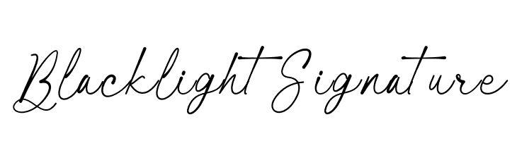 Blacklight Signature  لخطوط تنزيل
